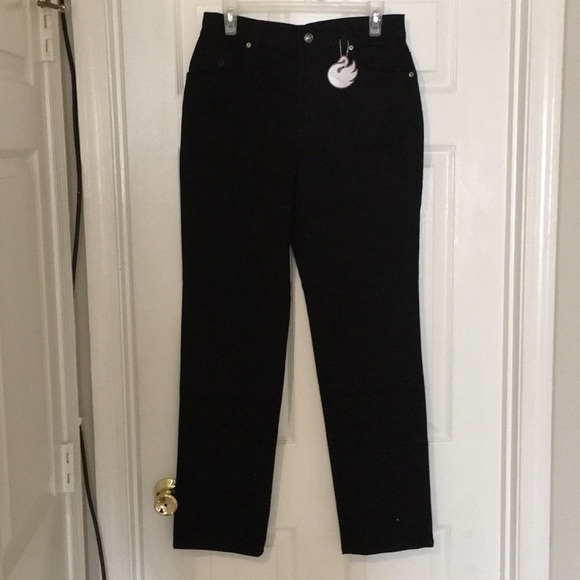 gloria vanderbilt black stretch jeans